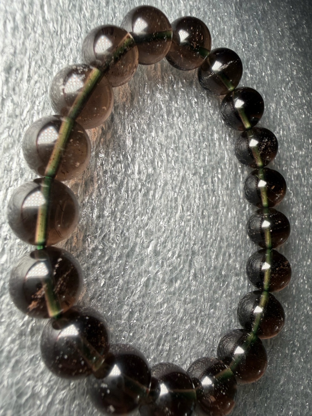 Powerful 10MM Saffordite Natural Crystal Bracelet